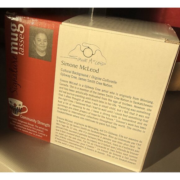 18 oz Signature mug Indigenous Collection Simon McLeod Community Strength Cup - Picture 4 of 14